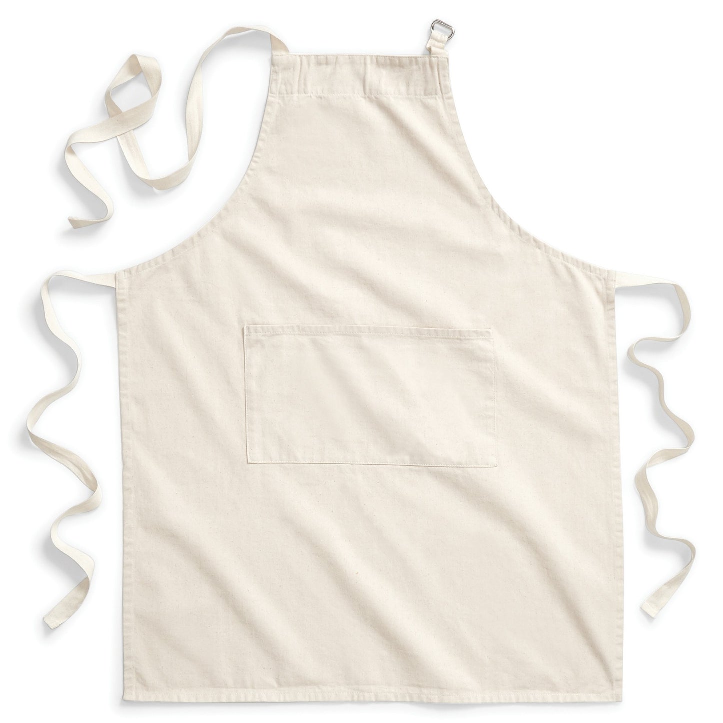 Natural - Front - Westford Mill Adults Unisex Cotton Craft Apron