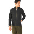 Black - Back - B&C Mens Spider Full Zip Sweatshirt