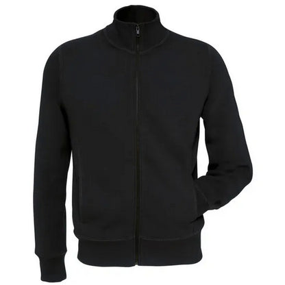 Black - Front - B&C Mens Spider Full Zip Sweatshirt