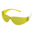 Yellow - Back - Delta Plus Brava 2 Safety Glasses