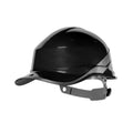 Black - Front - Delta Plus Hi-Vis Baseball Safety Helmet