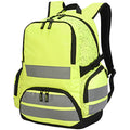 Hi-Vis Yellow - Front - Shugon London Pro Hi-Vis Backpack
