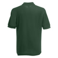Bottle Green - Back - Fruit Of The Loom Mens 65-35 Pique Short Sleeve Polo Shirt