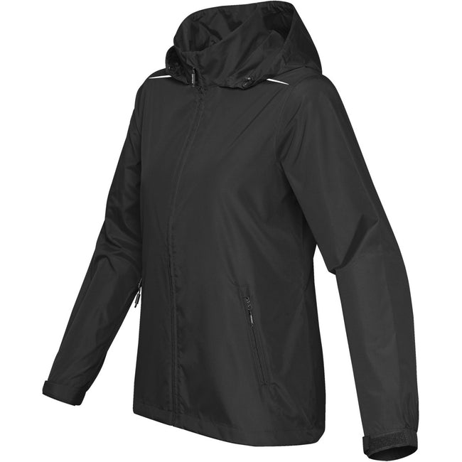 Black - Side - Stormtech Womens-Ladies Nautilus Performance Shell Jacket