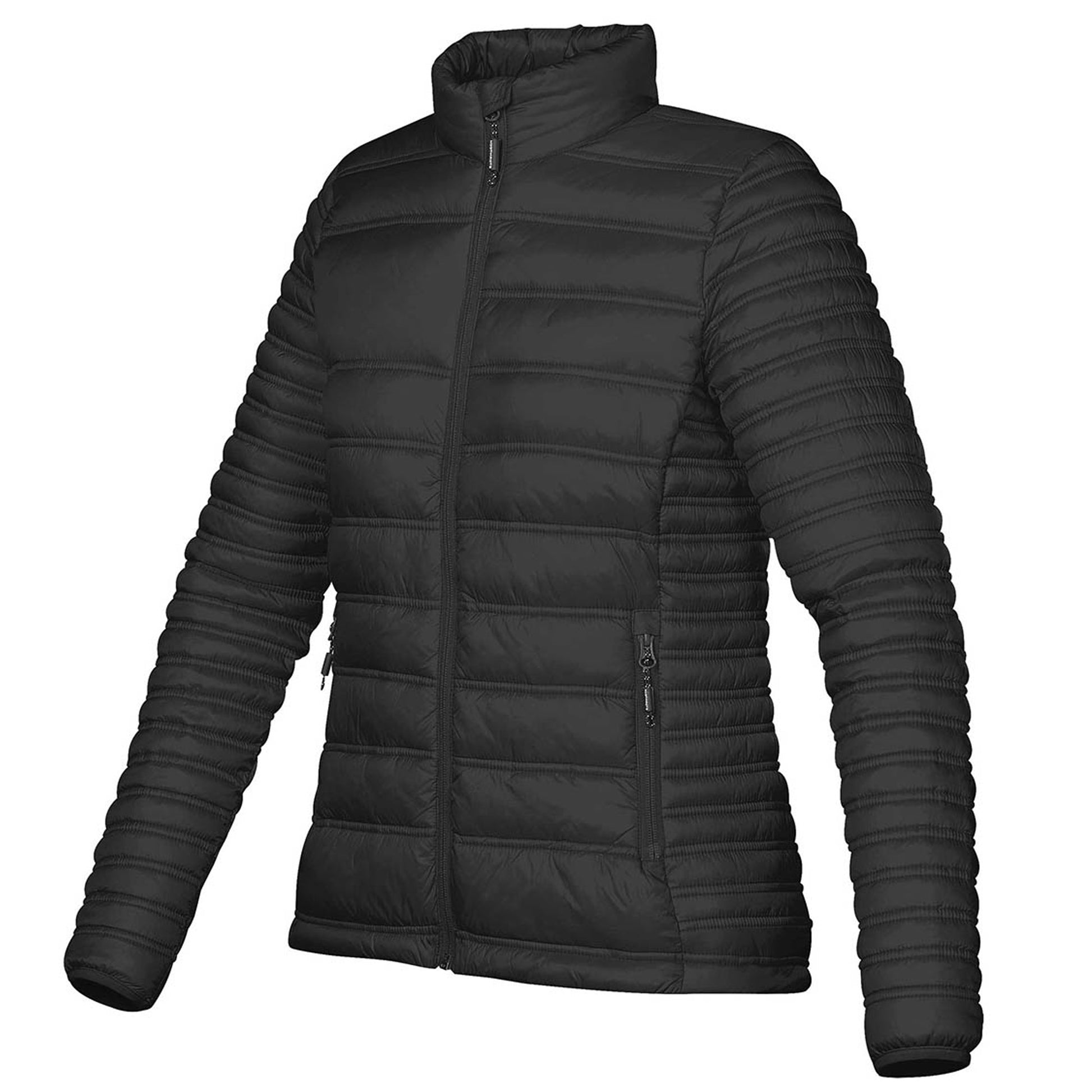 Black - Side - Stormtech Womens-Ladies Basecamp Thermal Jacket