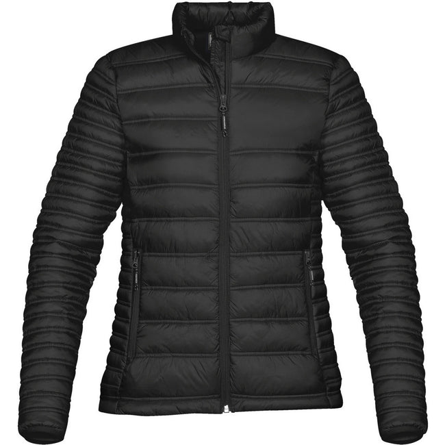 Black - Front - Stormtech Womens-Ladies Basecamp Thermal Jacket