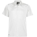 White - Front - Stormtech Mens Eclipse H2X-Dry Pique Polo