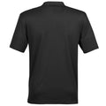 Black - Back - Stormtech Mens Eclipse H2X-Dry Pique Polo