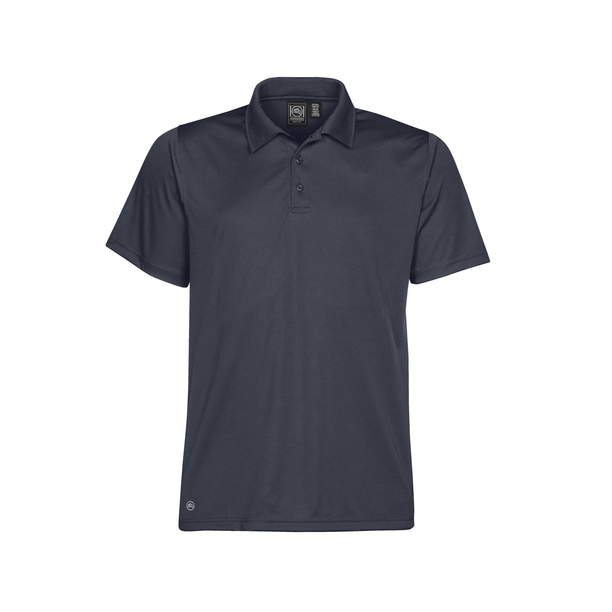 Navy - Back - Stormtech Mens Eclipse H2X-Dry Pique Polo