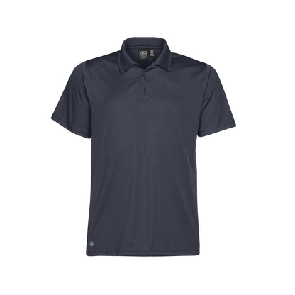 Navy - Back - Stormtech Mens Eclipse H2X-Dry Pique Polo