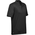 Black - Side - Stormtech Mens Eclipse H2X-Dry Pique Polo