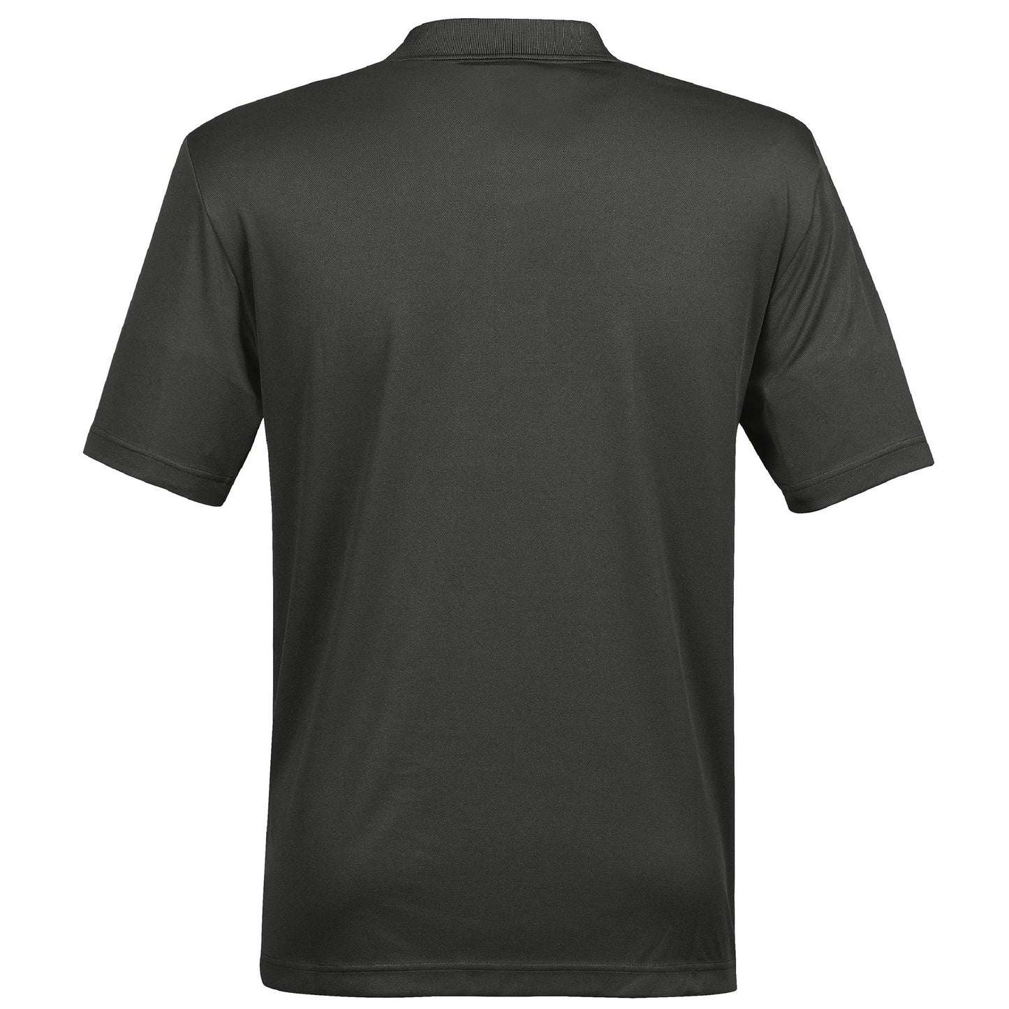 Carbon - Back - Stormtech Mens Eclipse H2X-Dry Pique Polo