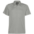 Cool Silver - Front - Stormtech Mens Eclipse H2X-Dry Pique Polo