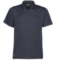 Navy Blue - Front - Stormtech Mens Eclipse H2X-Dry Pique Polo