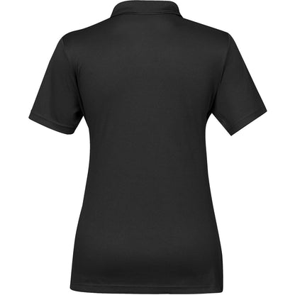 Black - Side - Stormtech Womens-Ladies Eclipse H2X-Dry Pique Polo