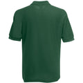 Bottle Green - Back - Fruit Of The Loom Childrens-Kids Unisex 65-35 Pique Polo Shirt