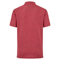 Heather Red - Back - Fruit of the Loom Childrens-Kids Pique Short-Sleeved Polo Shirt