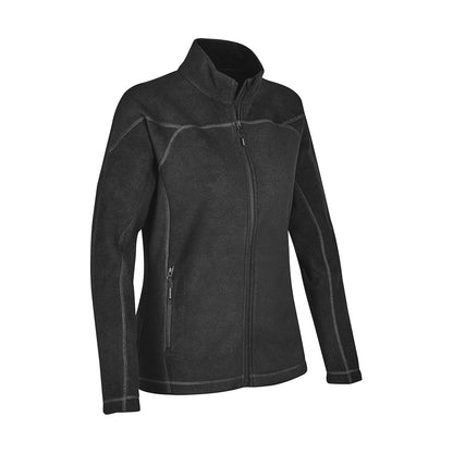 Black - Side - Stormtech Womens-Ladies Reactor Fleece Shell Jacket