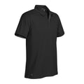 Black - Front - Stormtech Mens Inertia Sport Polo Shirt