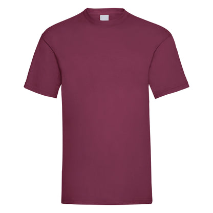 Oxblood - Front - Mens Value Short Sleeve Casual T-Shirt