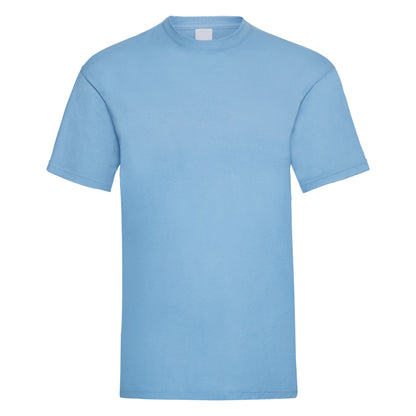 Light Blue - Front - Mens Value Short Sleeve Casual T-Shirt