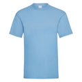 Light Blue - Front - Mens Value Short Sleeve Casual T-Shirt