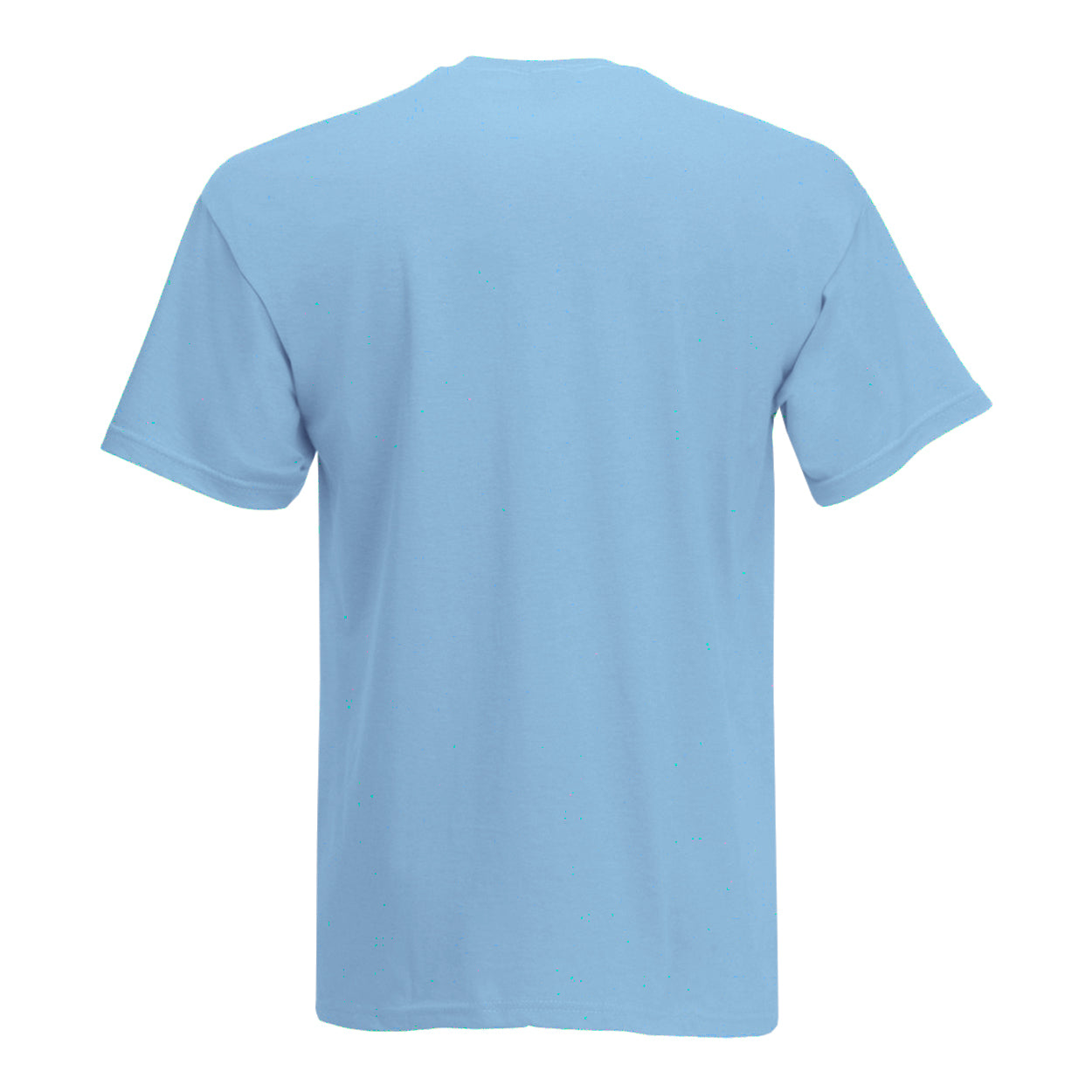 Light Blue - Back - Mens Value Short Sleeve Casual T-Shirt