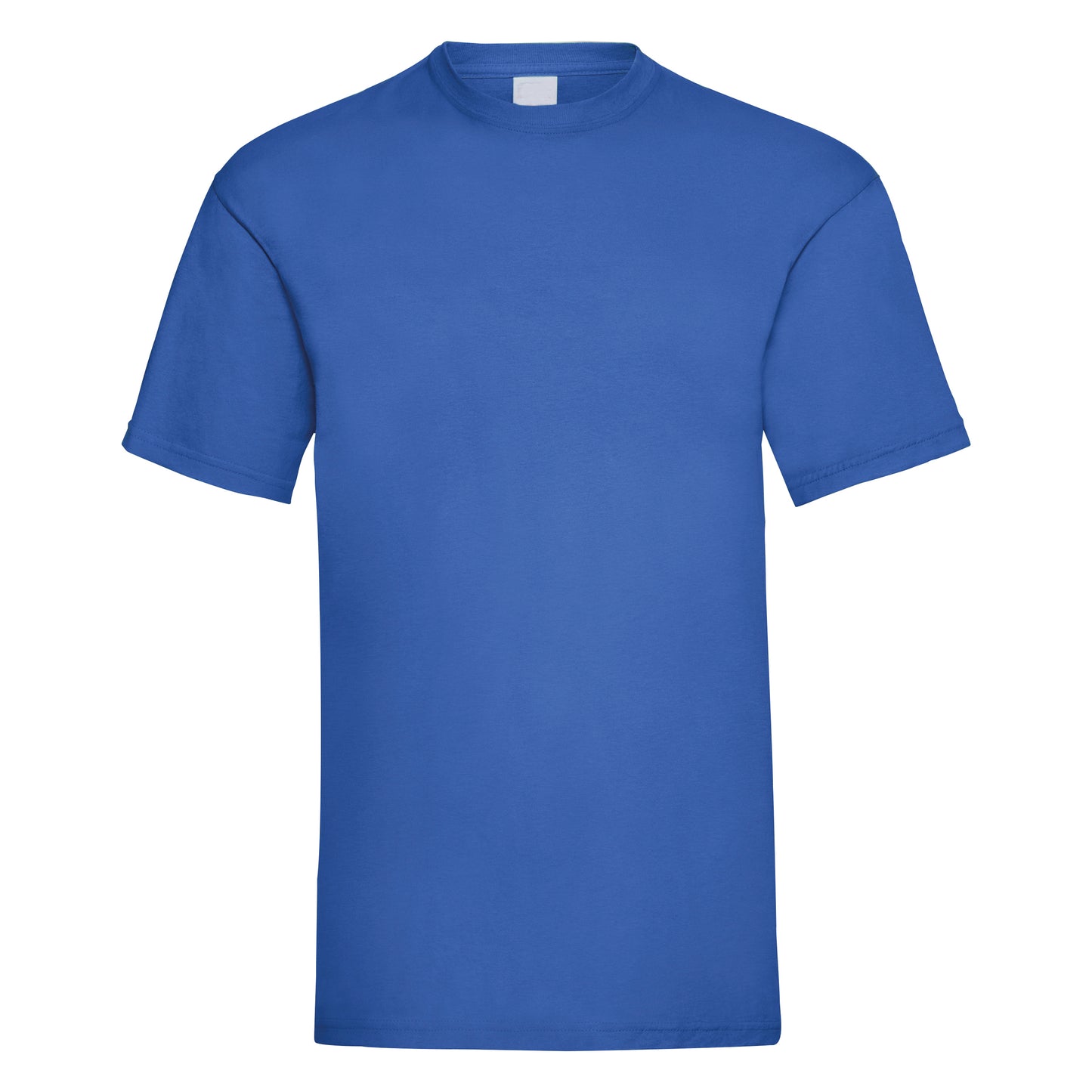 Cobalt - Front - Mens Value Short Sleeve Casual T-Shirt
