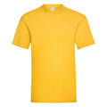 Gold - Front - Mens Value Short Sleeve Casual T-Shirt