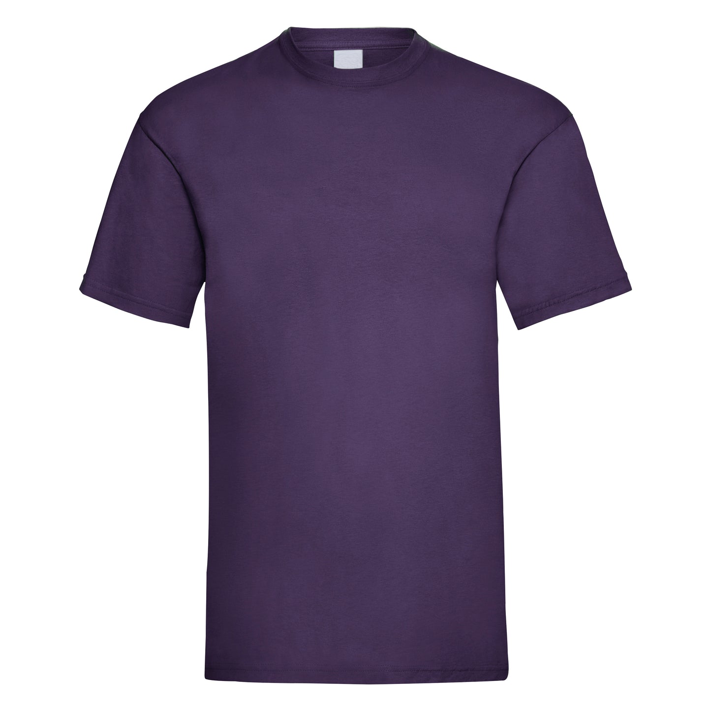 Grape - Front - Mens Value Short Sleeve Casual T-Shirt