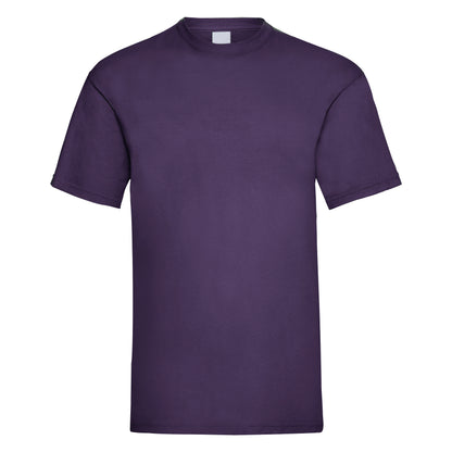 Grape - Front - Mens Value Short Sleeve Casual T-Shirt
