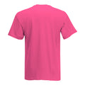 Hot Pink - Back - Mens Value Short Sleeve Casual T-Shirt