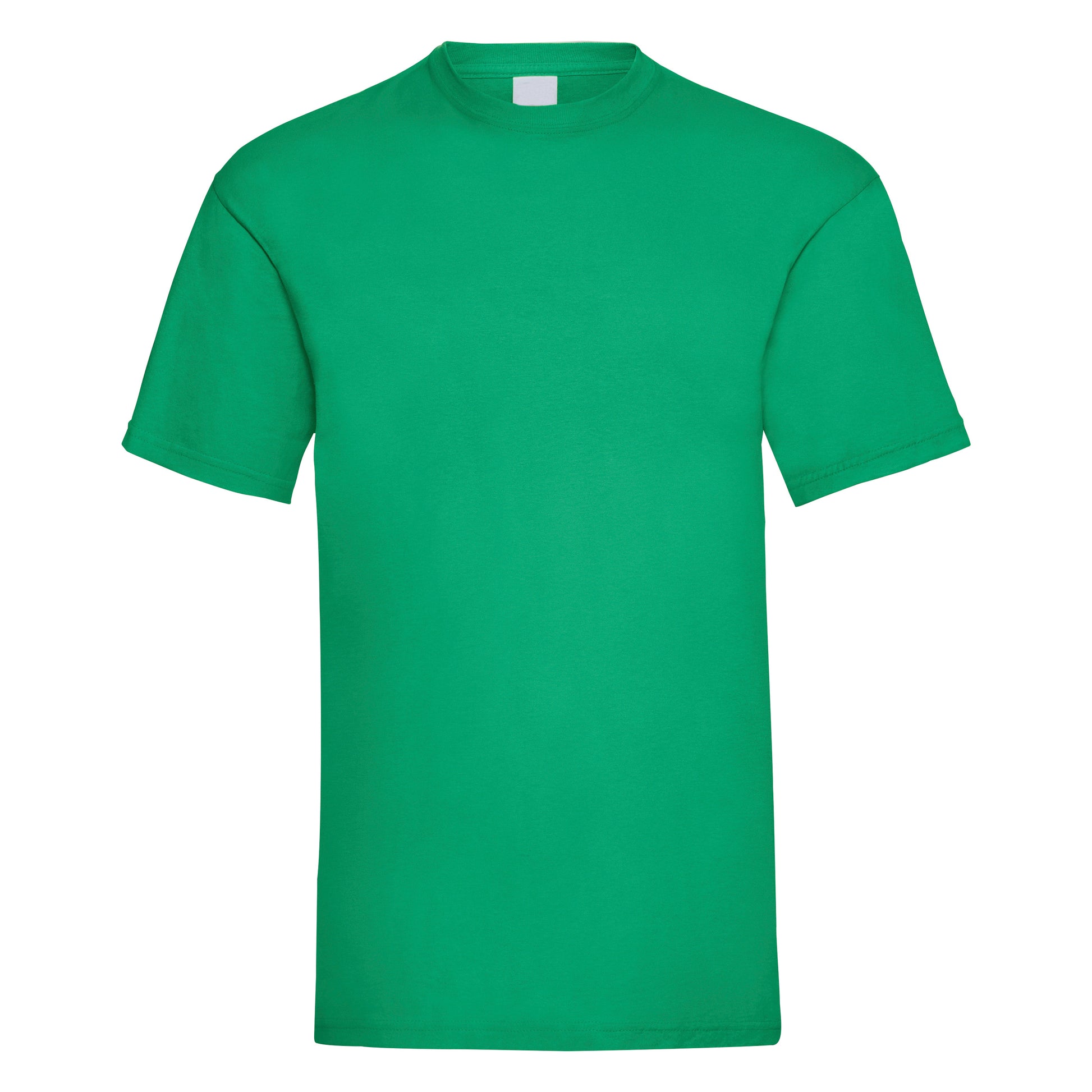 Green - Front - Mens Value Short Sleeve Casual T-Shirt
