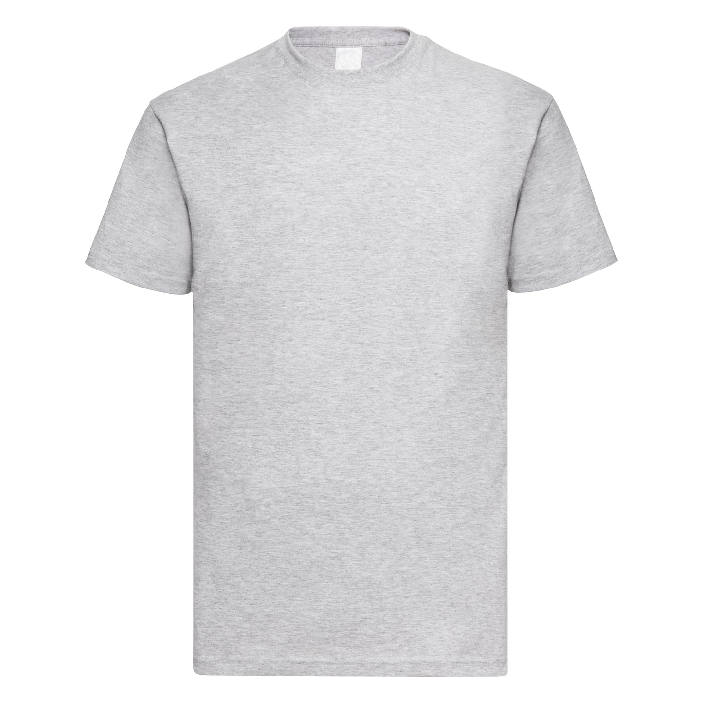 Grey Marl - Front - Mens Value Short Sleeve Casual T-Shirt