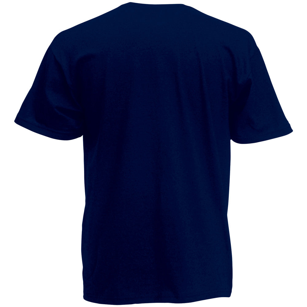 Midnight Blue - Back - Mens Value Short Sleeve Casual T-Shirt