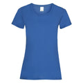 Cobalt - Front - Womens-Ladies Value Fitted Short Sleeve Casual T-Shirt