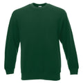 Dark Green - Front - Mens Jersey Sweater