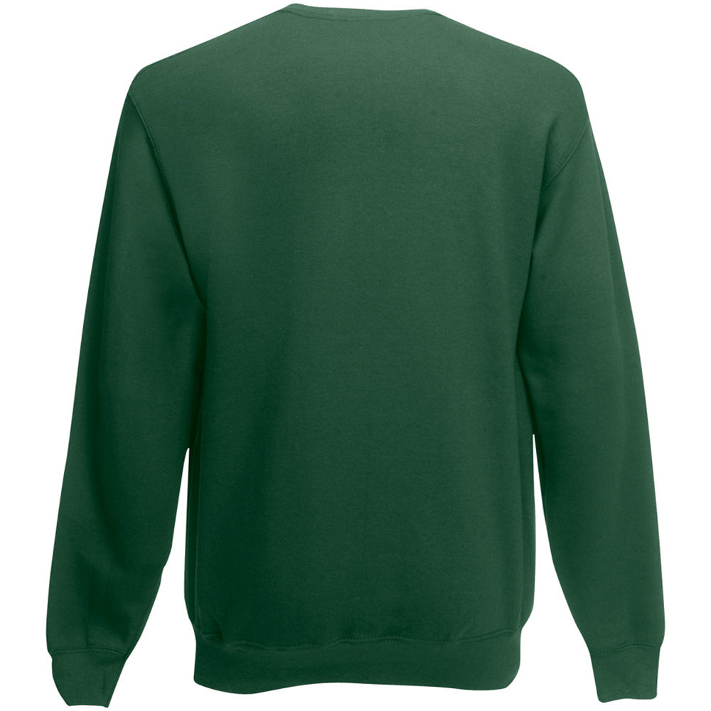Dark Green - Back - Mens Jersey Sweater
