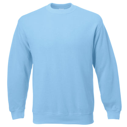 Light Blue - Front - Mens Jersey Sweater