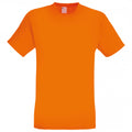 Bright Orange - Front - Mens Short Sleeve Casual T-Shirt