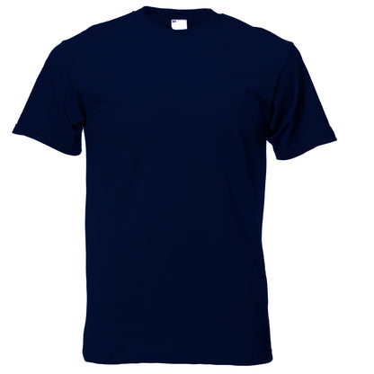 Midnight Blue - Front - Mens Short Sleeve Casual T-Shirt