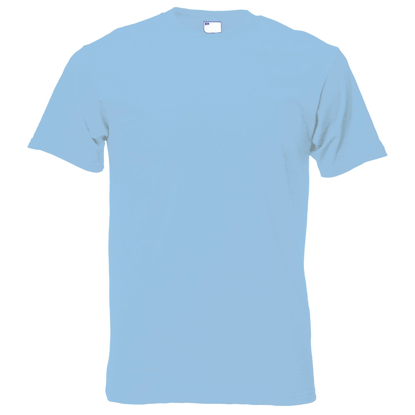 Light Blue - Front - Mens Short Sleeve Casual T-Shirt