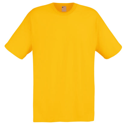 Gold - Front - Mens Short Sleeve Casual T-Shirt