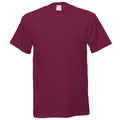 Oxblood - Front - Mens Short Sleeve Casual T-Shirt