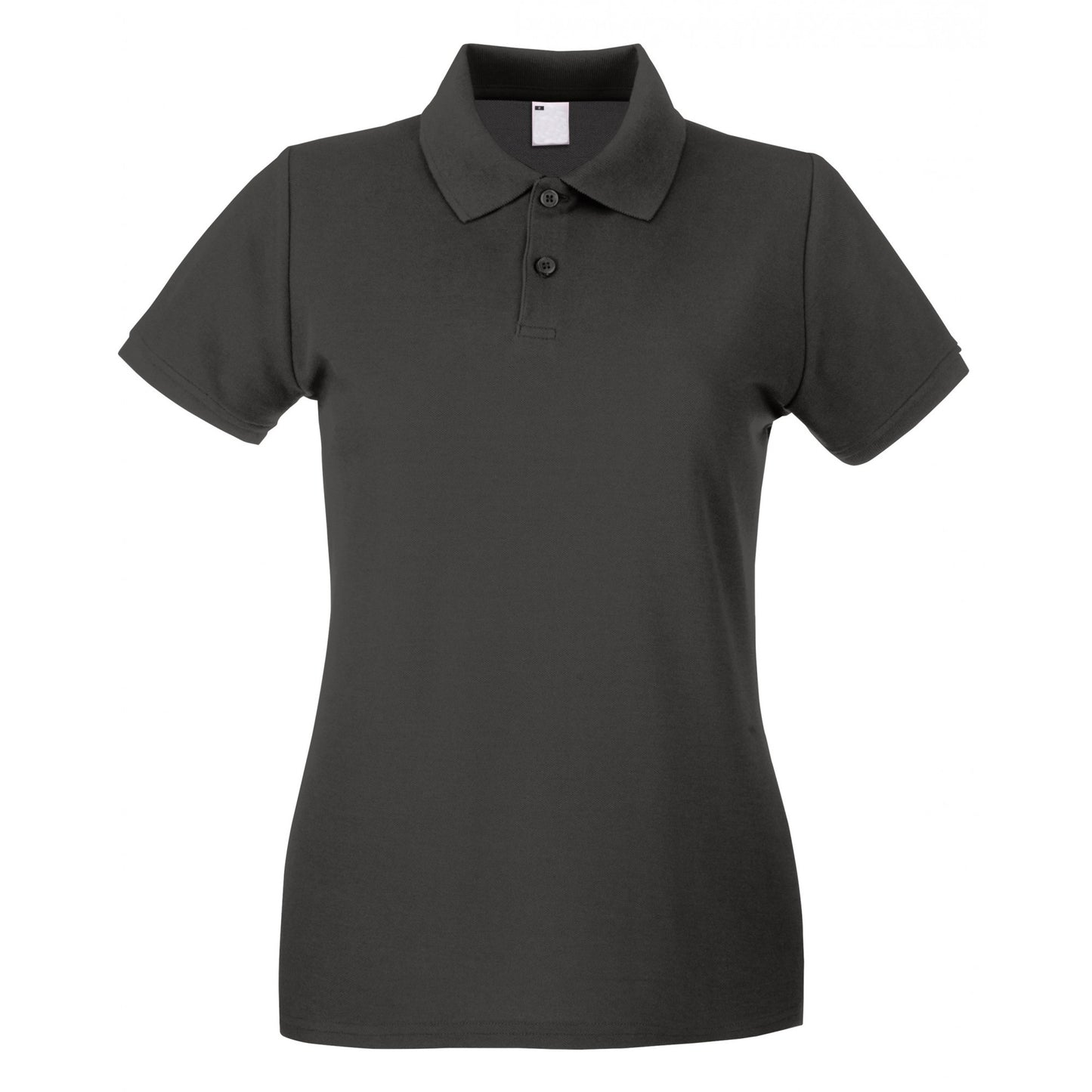 Graphite - Front - Fruit Of The Loom Womens-Ladies Lady Fit Short-Sleeved Polo Shirt