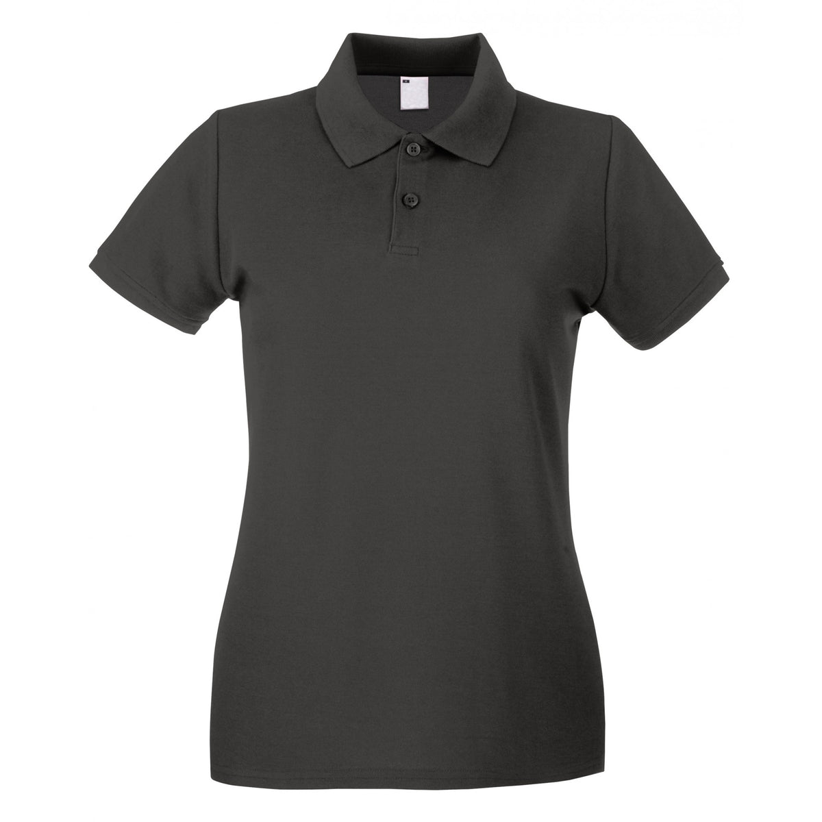 Graphite - Front - Fruit Of The Loom Womens-Ladies Lady Fit Short-Sleeved Polo Shirt