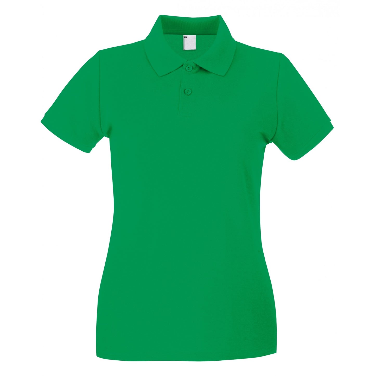 Bright Green - Front - Fruit Of The Loom Womens-Ladies Lady Fit Short-Sleeved Polo Shirt