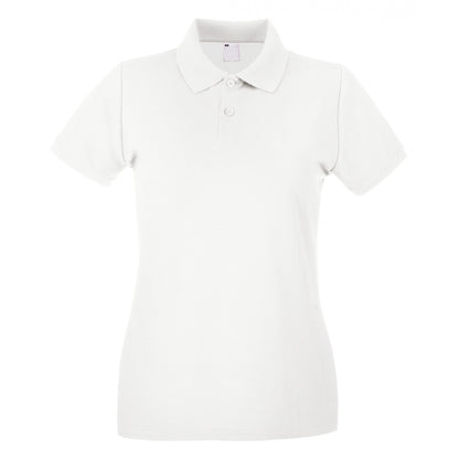 Snow - Front - Fruit Of The Loom Womens-Ladies Lady Fit Short-Sleeved Polo Shirt