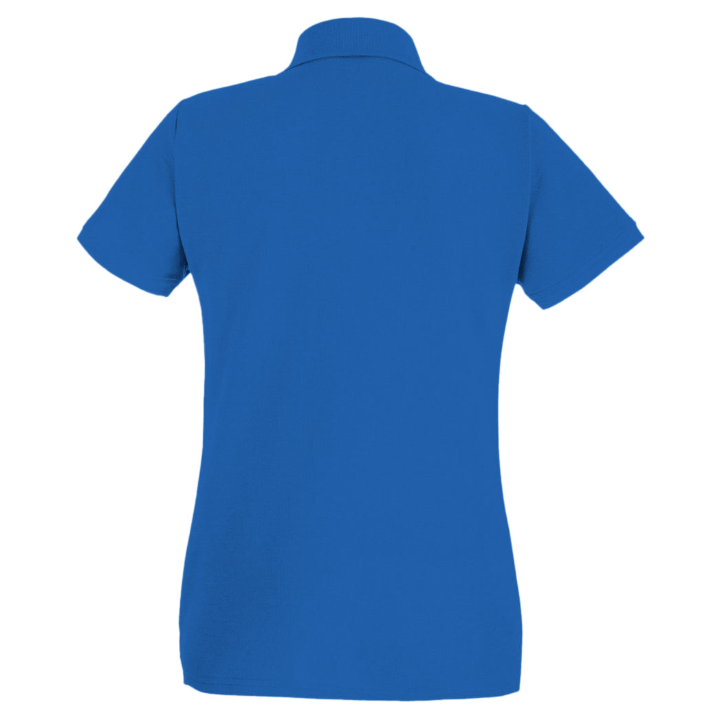 Cobalt - Back - Fruit of the Loom Womens-Ladies Lady Fit Short-Sleeved Polo Shirt