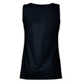 Midnight Blue - Back - Womens-Ladies Value Fitted Sleeveless Vest